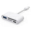 Adaptador Lector de Tarjetas Trove RXY-041 4 en 1 USB-C a TF/SD/USB Único
