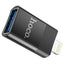 Adaptador OTG Hoco UA17 Lightning a USB-A Black