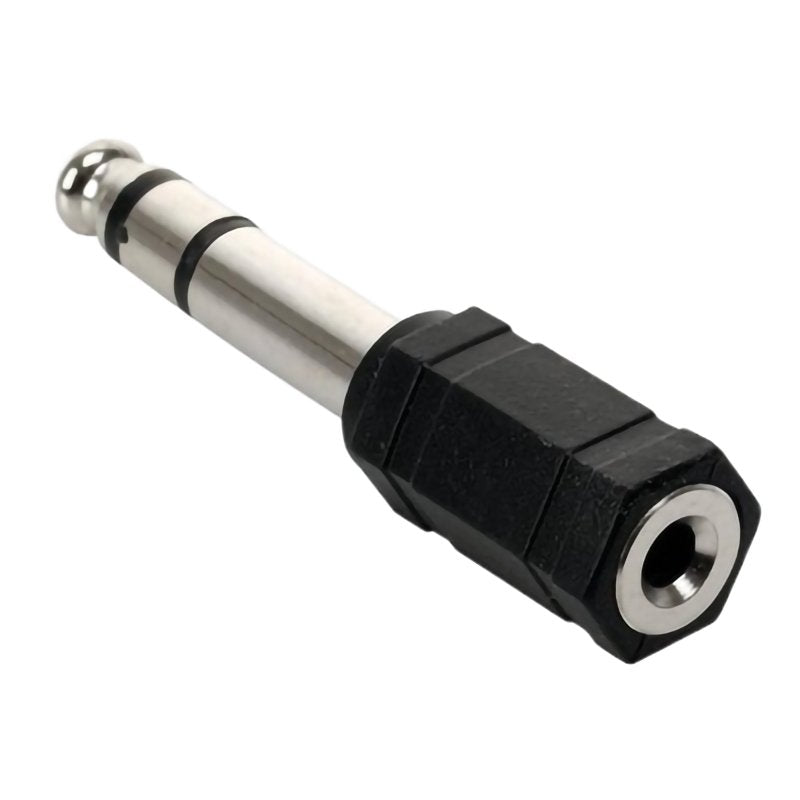 Adaptador Plug 6.3mm Estéreo a Jack 3.5mm Micrófono - XMarket