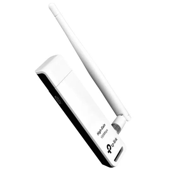 Adaptador WiFi USB TP-Link TL-WN722N 150Mbps Único