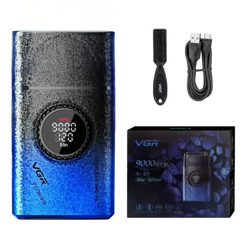 Afeitadora VGR V-377 USB Recargable Blue