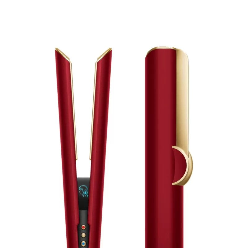Alisador de Cabello Dyson Airstrait HT01 1600W 220V con Estuche Red Velvet/Gold