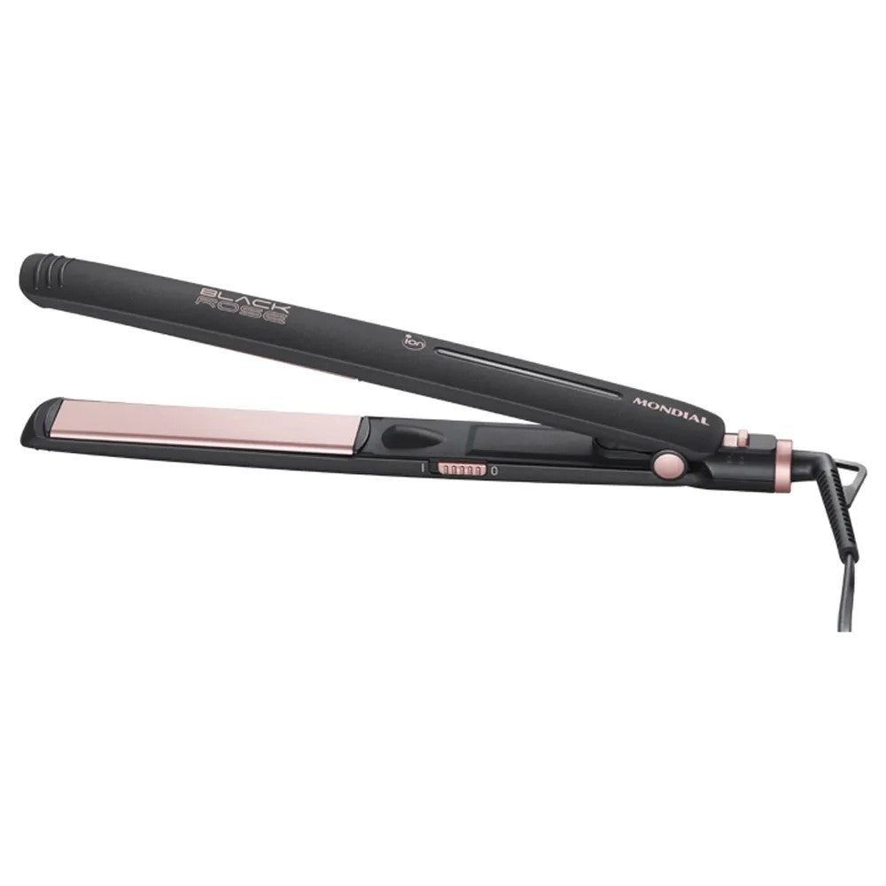 Alisador de Cabello Mondial P-27 Black Rose Line Bivolt Único