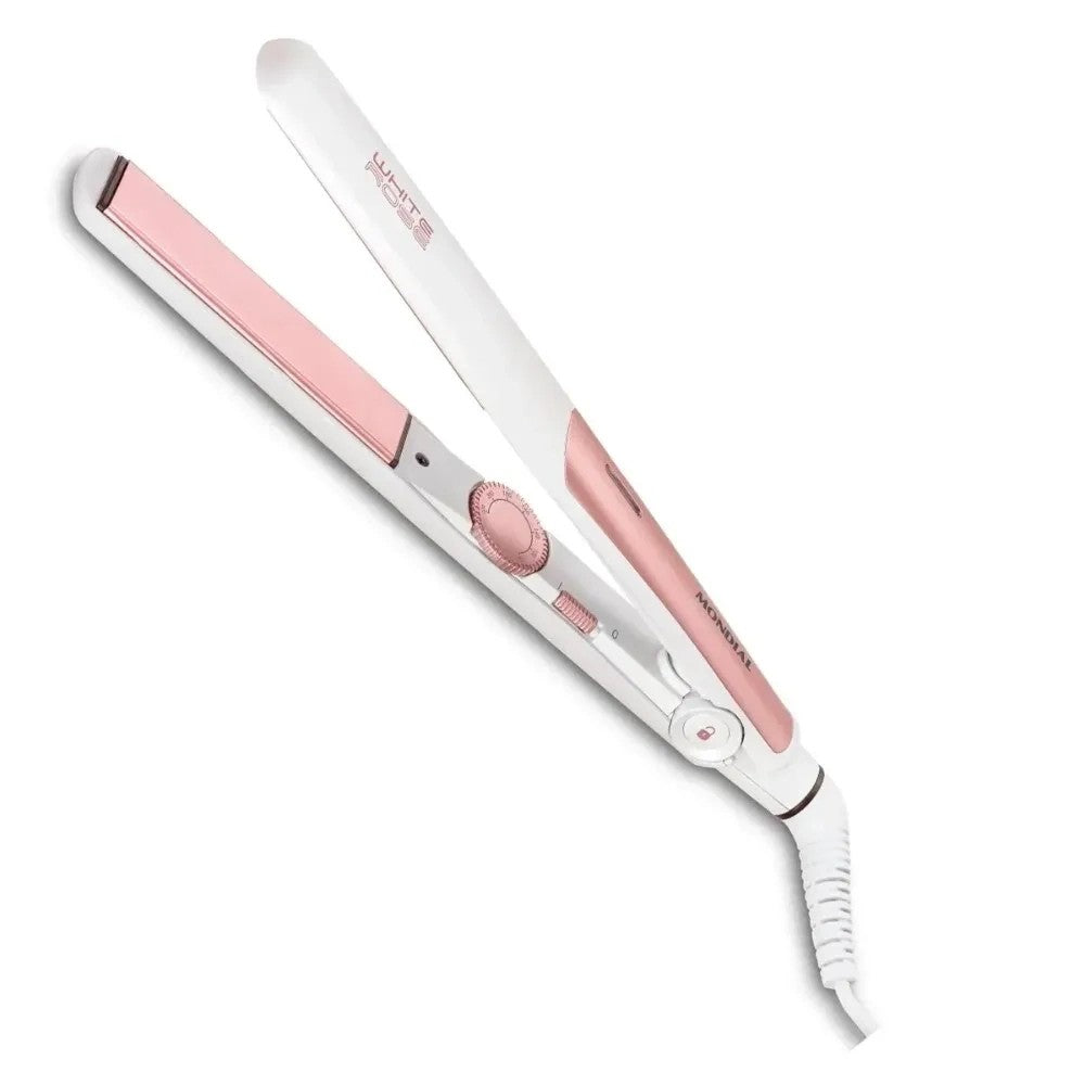 Alisador de Cabello Mondial P-50 White Rose Bivolt Único