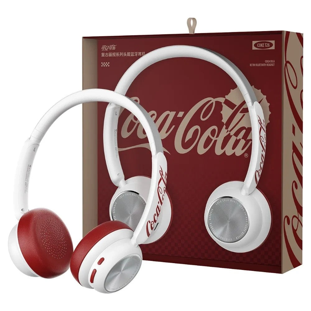 Auricular Coca-Cola T26 Bluetooth White