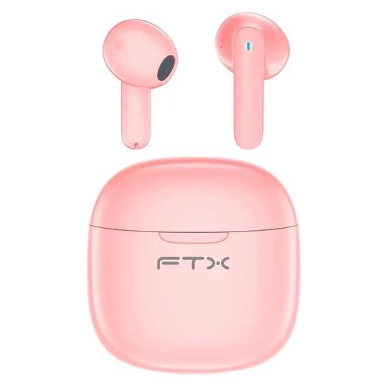 Auricular FTX E68 BT/MIC/ENC/TOUCH/IPX6 Rosa