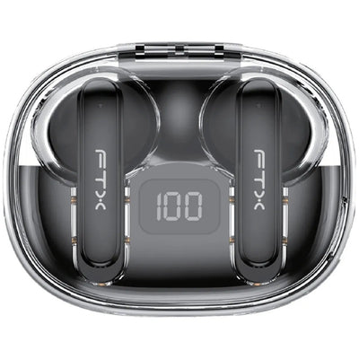 Auricular FTX E80 BT/MIC/ENC/TOUCH/IPX6 Negro