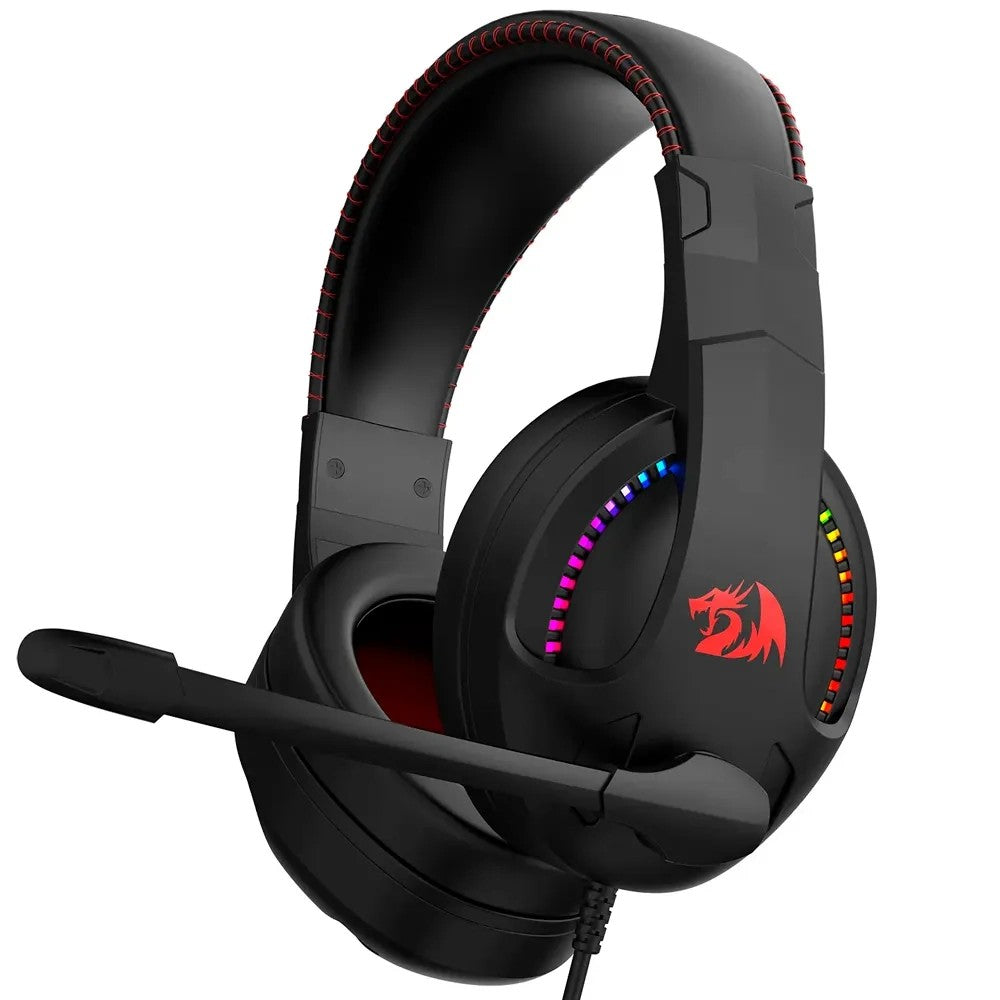 Auricular Gamer Redragon Cronus H211 RGB 3.5mm + USB Black