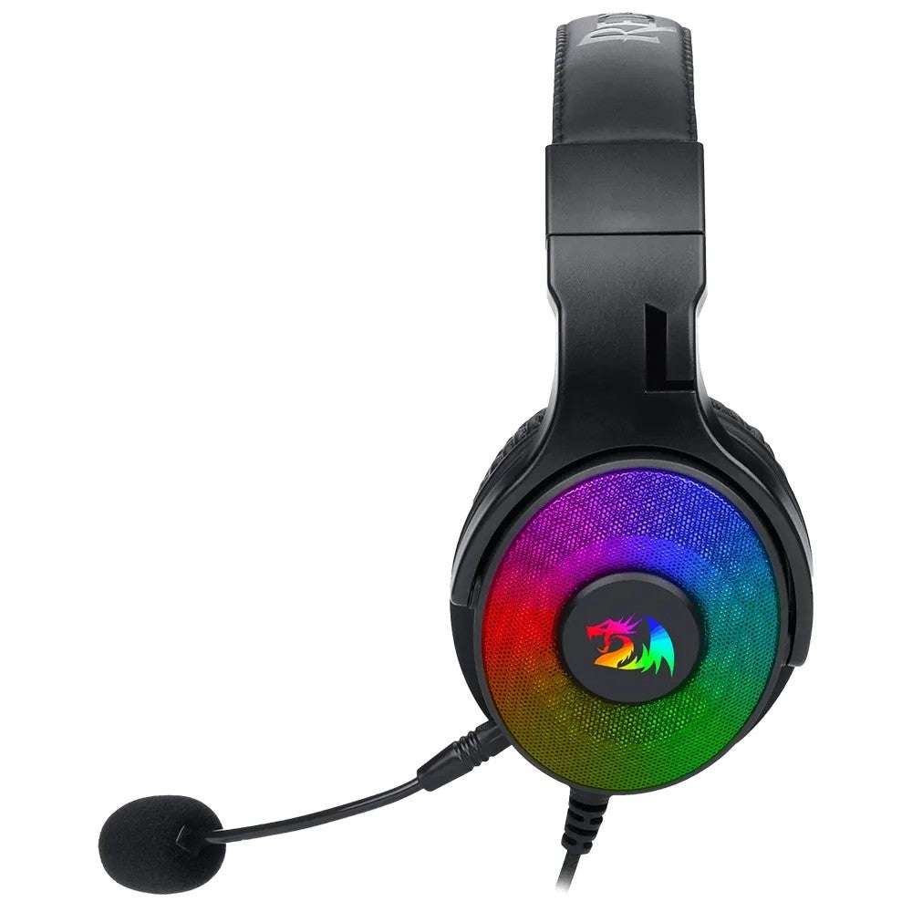 Auricular Gamer Redragon Pandora 2 H350 RGB USB con Adaptador Negro