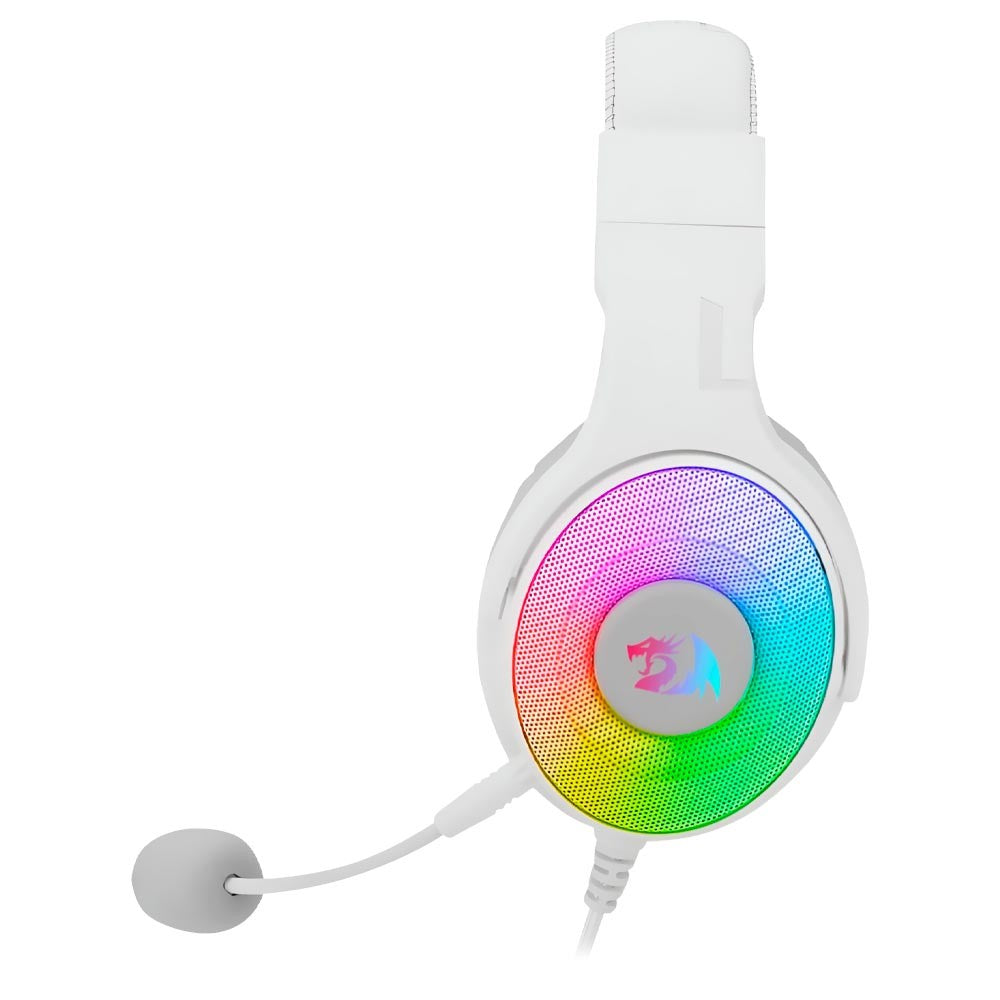 Auricular Gamer Redragon Pandora H350 RGB USB Blanco