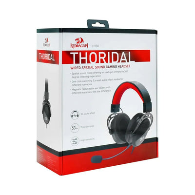 Auricular Gamer Redragon Thoridal H730 3D Black