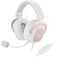 Auricular Gamer Redragon Zeus 2 H510 Blanco/Oro Rosa