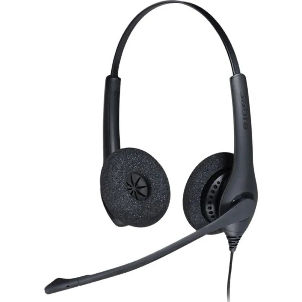 Auricular Jabra Biz 1100 Duo USB con Cancelación de Ruido HSC027 Negro