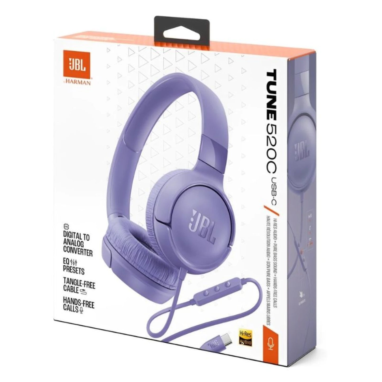 Auricular JBL Tune 520C USB-C