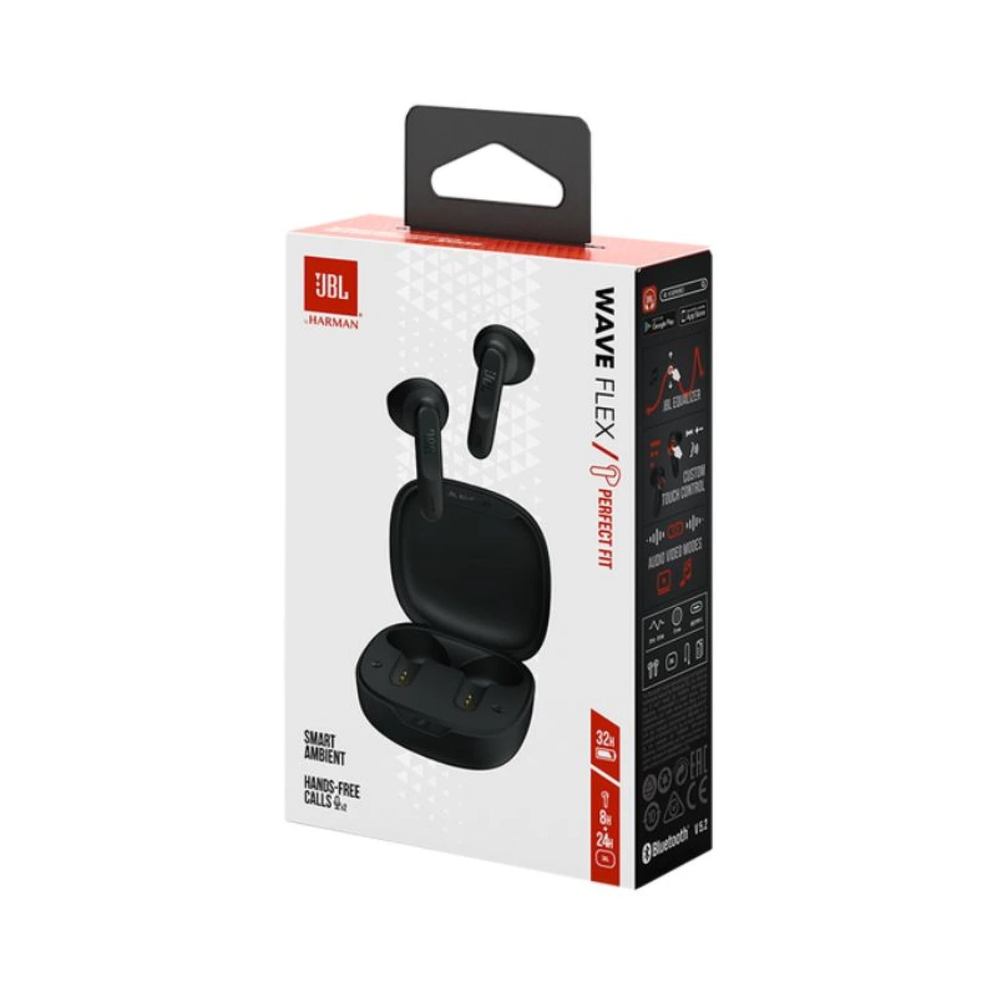 AURICULAR JBL BLUETOOTH WAVE FLEX BLACK