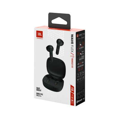 AURICULAR JBL BLUETOOTH WAVE FLEX BLACK