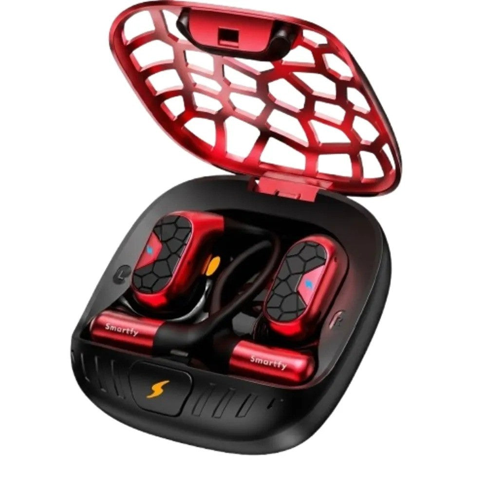 Auricular SMARTFY Bluetooth FS10B Black Black/Red