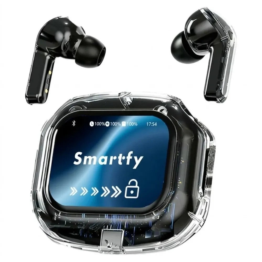 Auricular Smartfy FS20 Bluetooth con Pantalla Táctil Negro