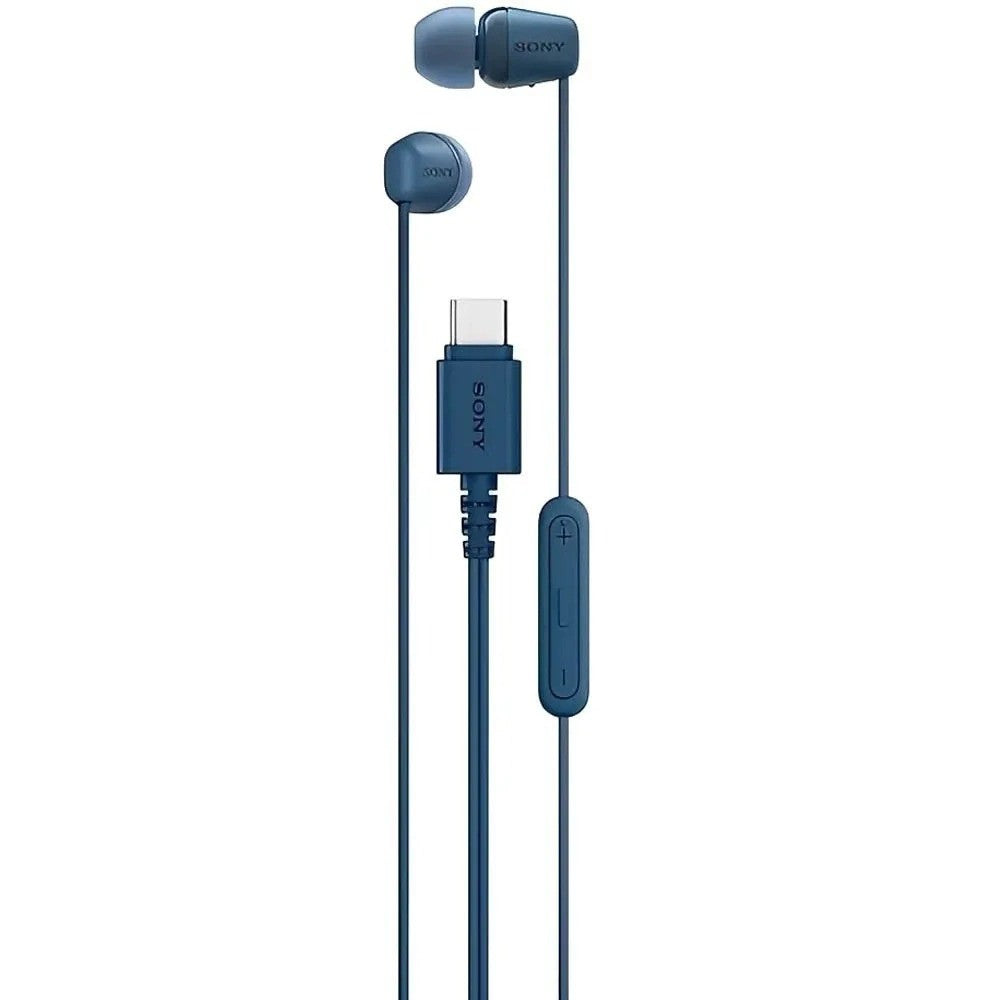 Auricular Sony IER-EX15C 3.5MM USB-C C/mic Blue