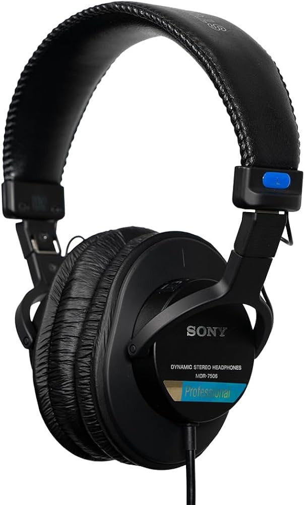 Auricular Sony MDR-7506 3.5mm Black