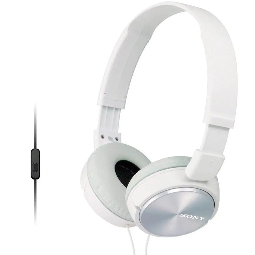 Auricular Sony MDR-ZX310AP con Micrófono Blanco