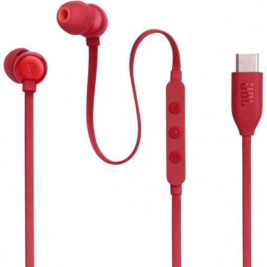 AURICULAR JBL T310 USB-C RED