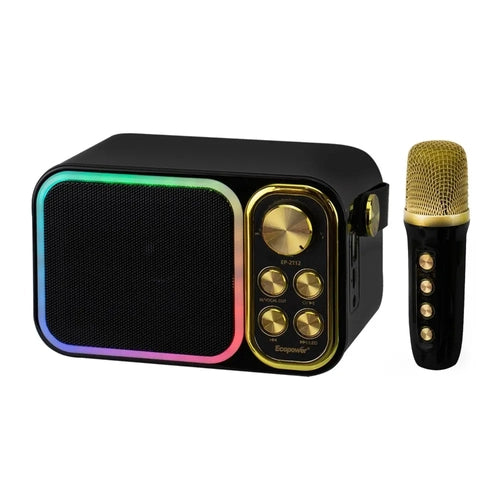 Parlante Ecopower EP-2112 10W/BT/USB/AUX/SD/FM/Microfono