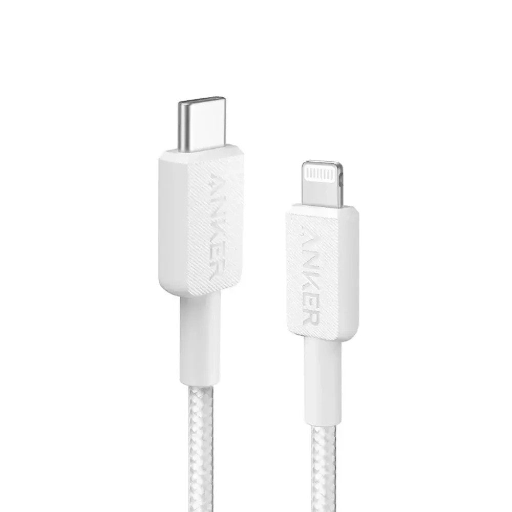 Cable Anker A81B6 USB-C a Lightning 2M Blanco