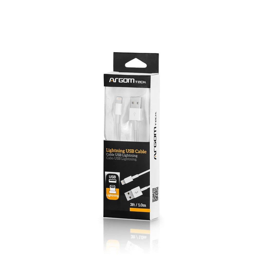 Cable Argom ARG-CB-0037 A00018 Lightning 1.0M - White