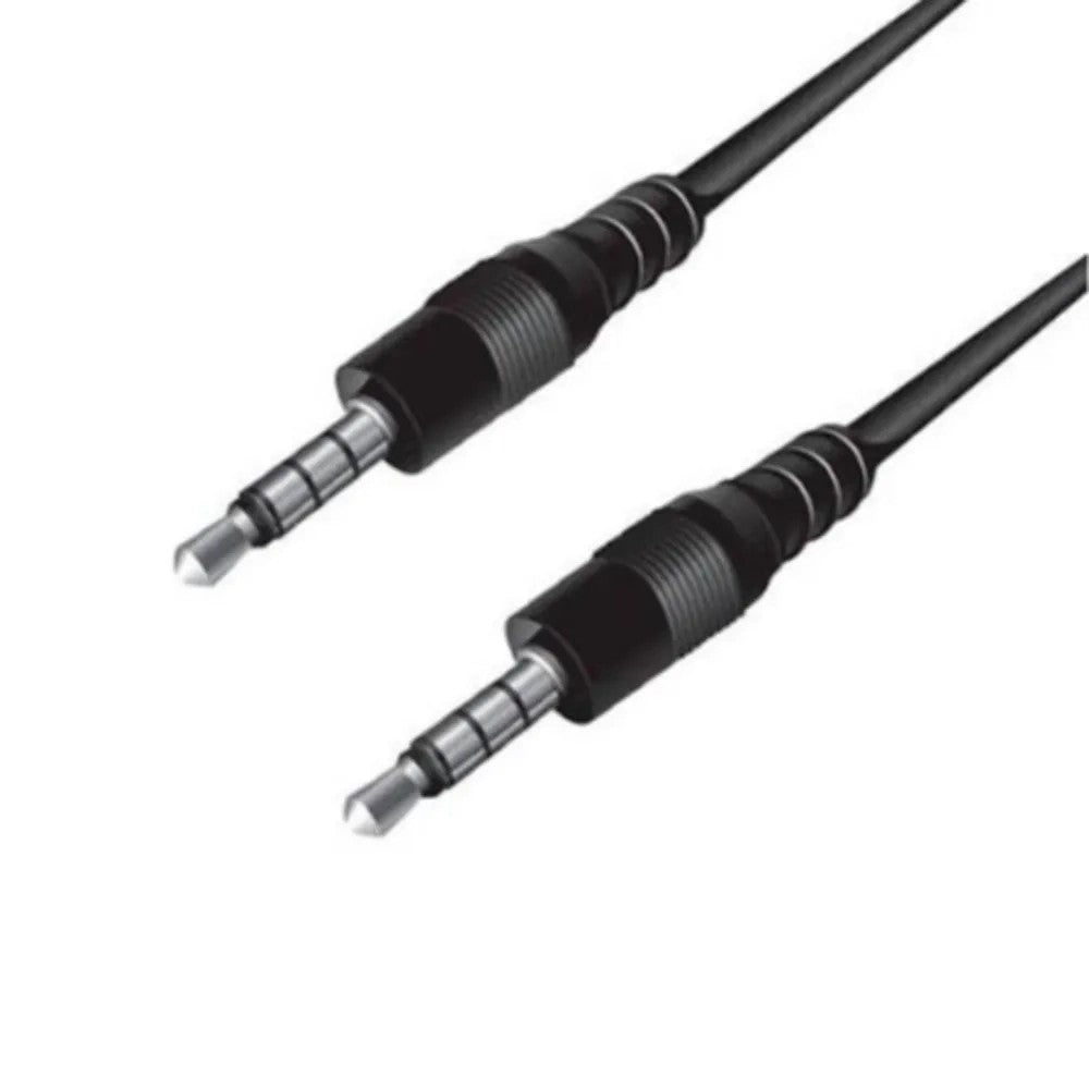 Cable Auxiliar Argom ARG-CB-0035 3.5mm Negro