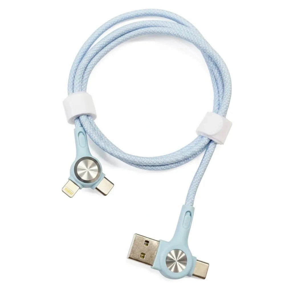 Cable C-Covers con Adaptador USB-A/USB-C a Lightning/USB-C Único