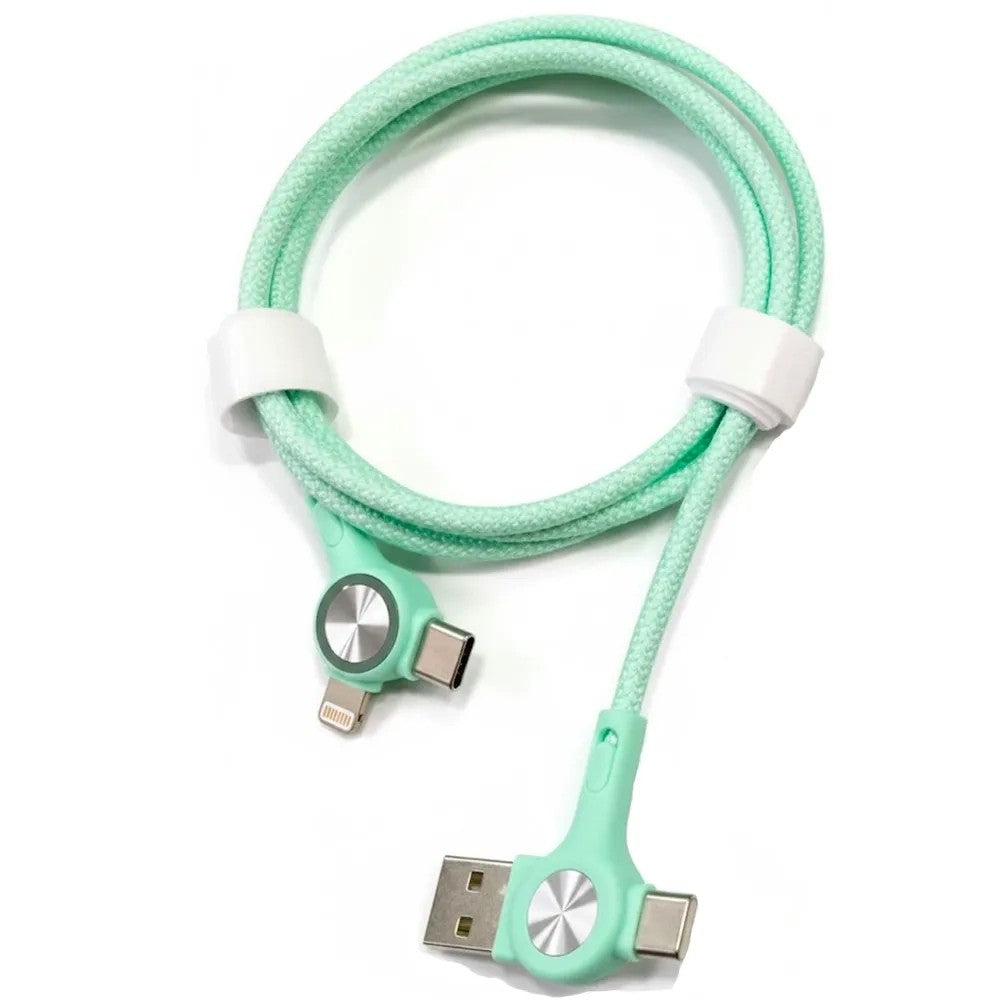 Cable C-Covers con Adaptador USB-A/USB-C a Lightning/USB-C Único