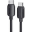 Cable Essager EXCATL-BC01-P USB-A a USB-C/Lightning 100W 1M Black
