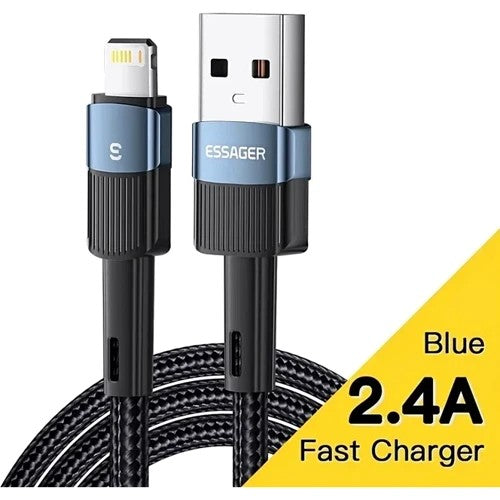 Cable Essager EXCL-XCA03 USB-A a Lightning 2M Black