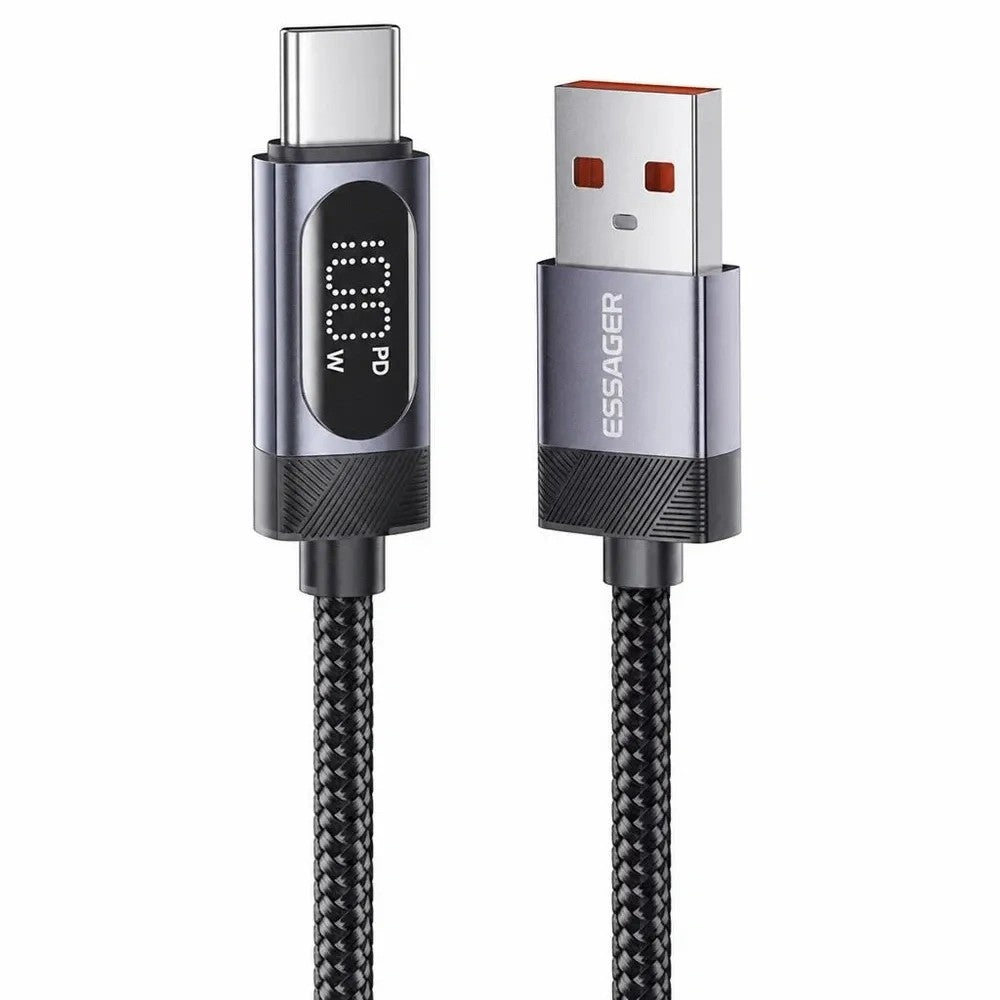 Cable Essager EXCT-MLA0G-P USB-A a USB-C 2M Grey