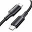 Cable Essager EXCTT1-JJC01-P USB-C A USB-C 3M - Black
