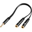 Cable Extensor de Audio Argom ARG-CB-0029 3.5mm Macho a Hembra Negro