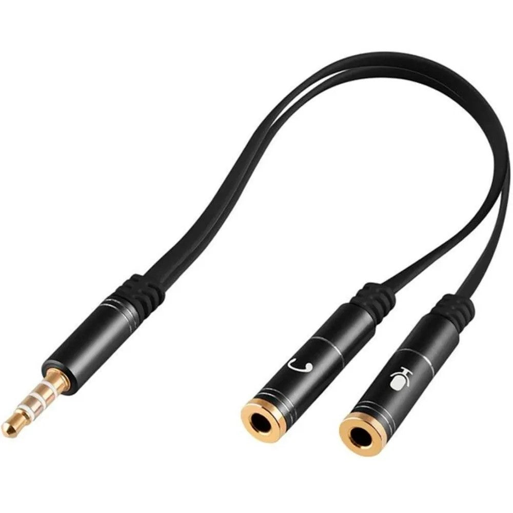 Cable Extensor de Audio Argom ARG-CB-0029 3.5mm Macho a Hembra Negro