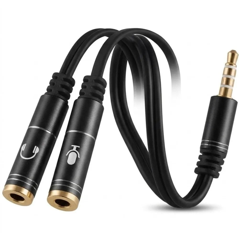 Cable Extensor de Audio Argom ARG-CB-0029 3.5mm Macho a Hembra Negro