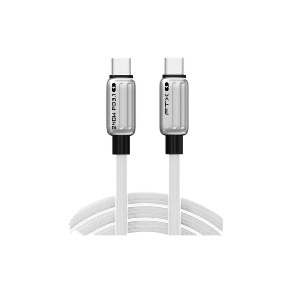 Cable FTX USB-C CM240 2m Blanco