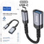 Cable Hoco Ua24 USB-A a USB-C - Gray