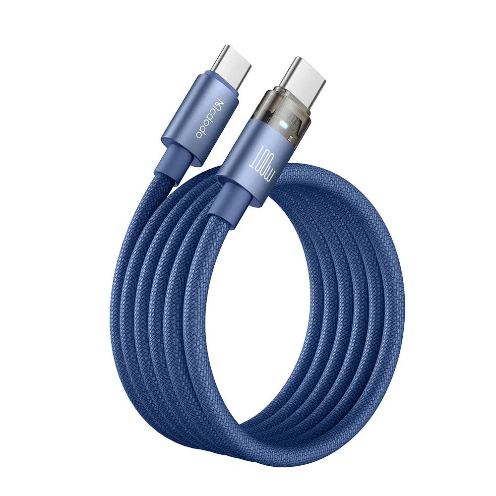 Cable Mcdodo CA-5586 USB-C a USB-C 1.2M Blue