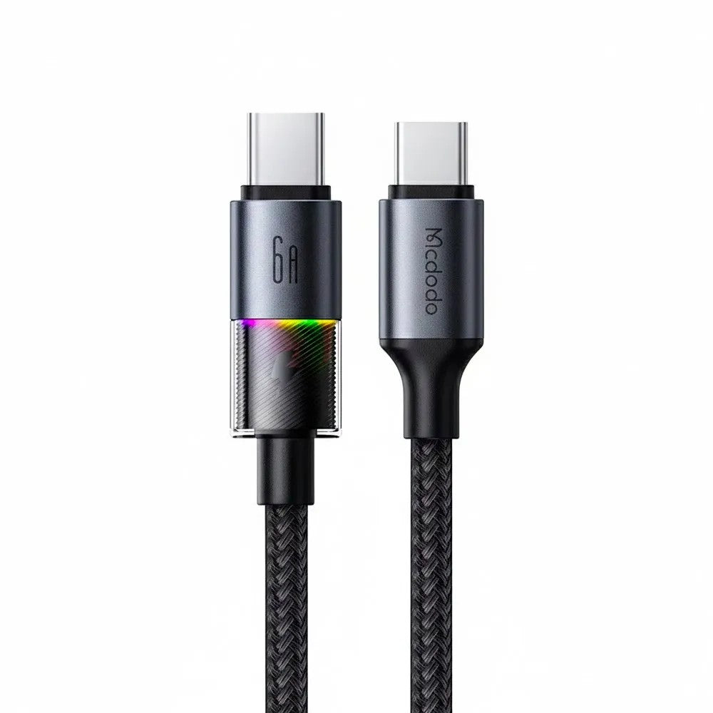 Cable Mcdodo CA-8180 6A USB-C a USB-C 1.2m - Black