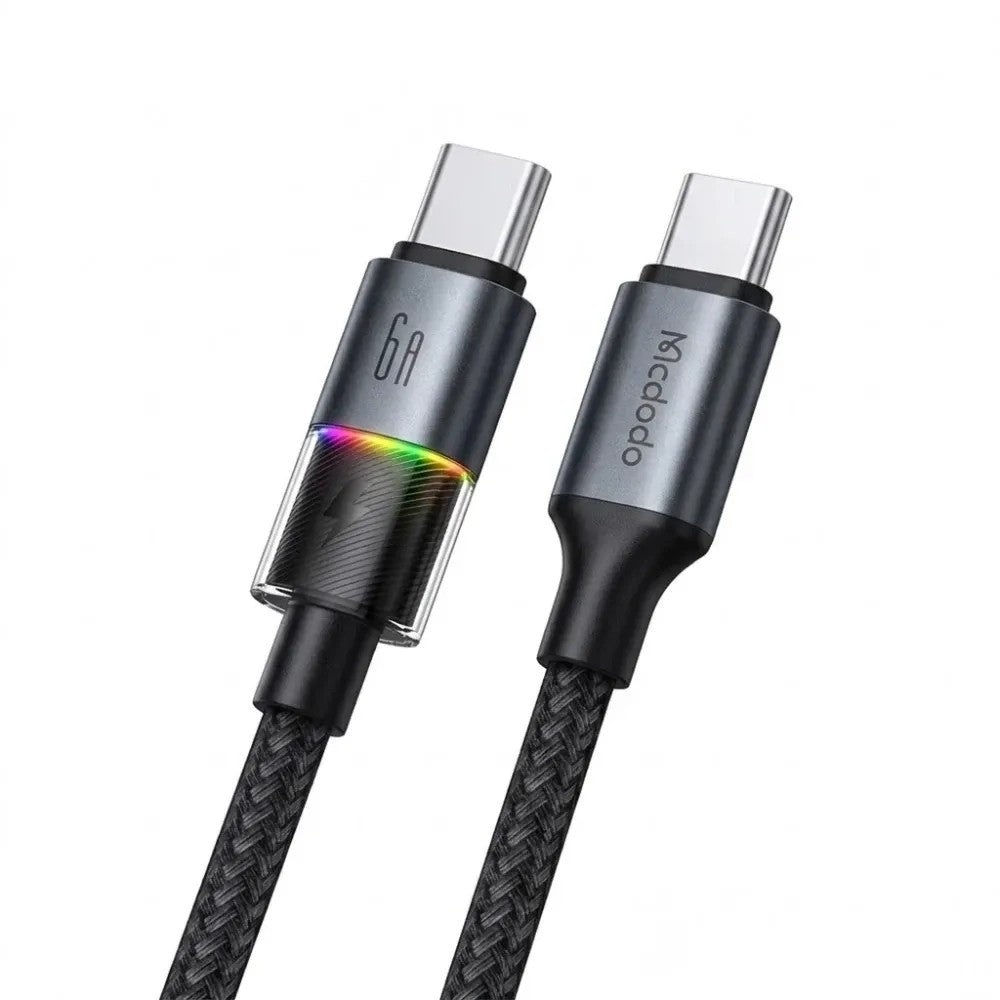 Cable Mcdodo CA-8180 6A USB-C a USB-C 1.2m - Black
