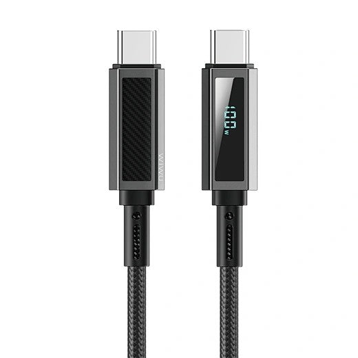 Cable WiWU WI-C079 USB-C a USB-C Black