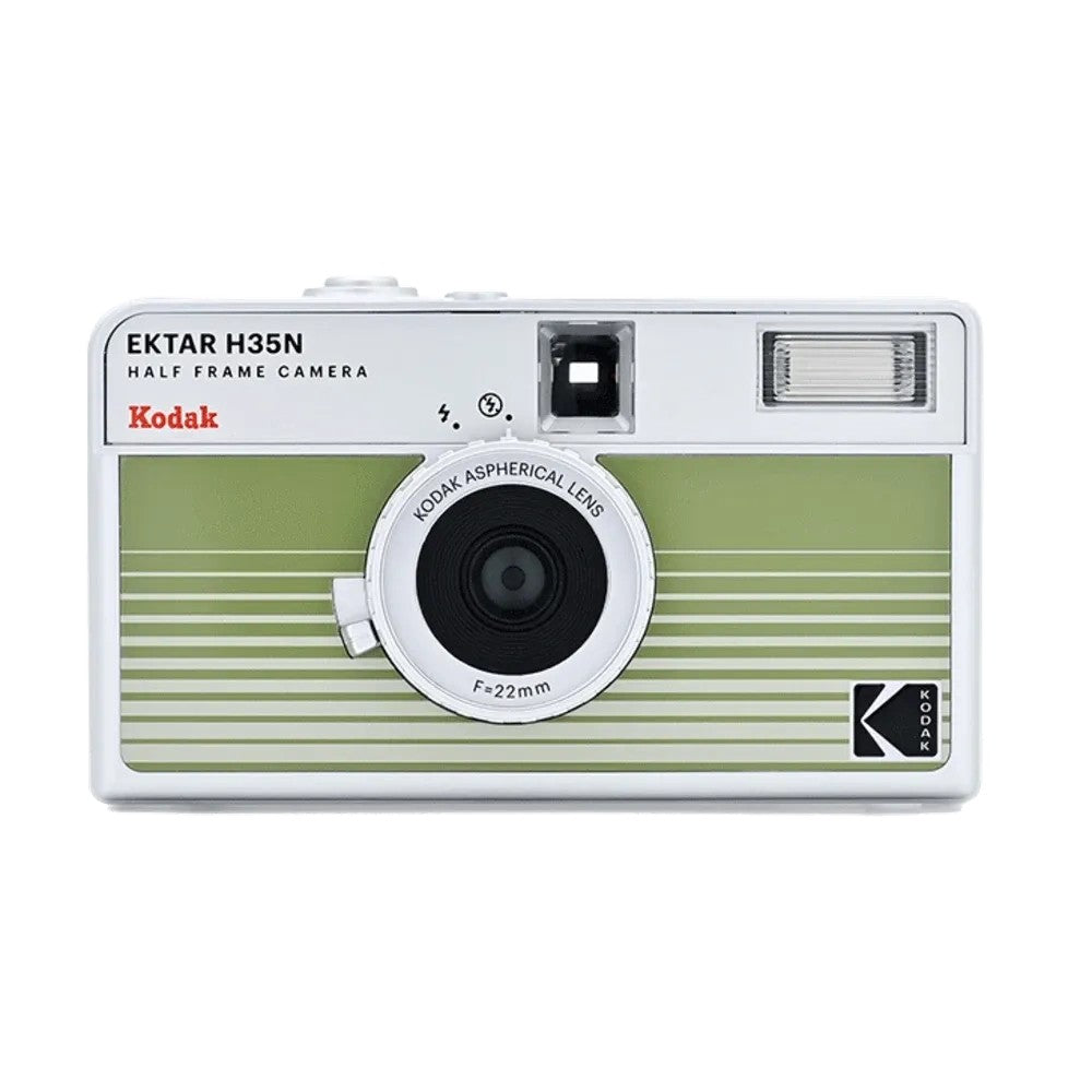 Cámara Analógica Kodak Ektar H35N Half Frame Striped Green