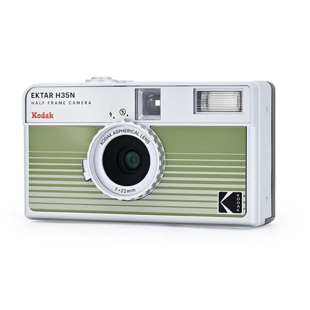 Cámara Analógica Kodak Ektar H35N Half Frame Striped Green