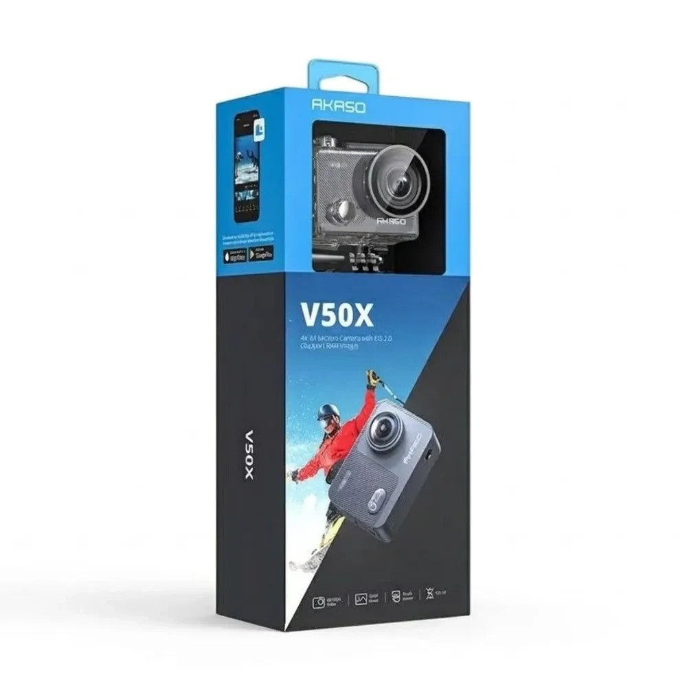 Cámara Deportiva Akaso Brave V50 X Let Life Run Grey