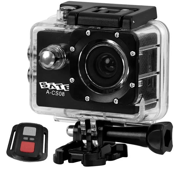 Cámara Deportiva Satellite A-CS08 Full HD Negro