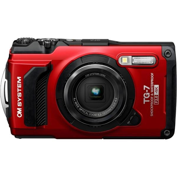 Cámara Digital OM System Tough TG-7 Red